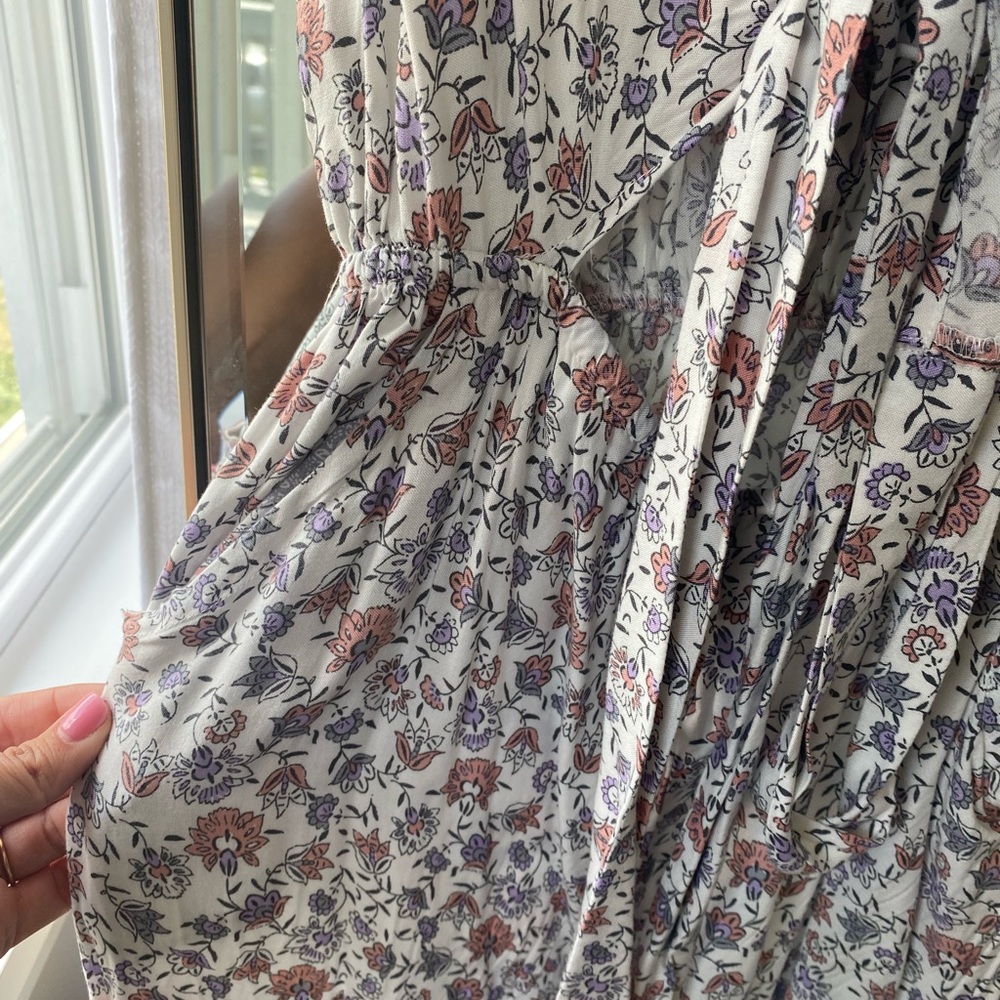 FLORAL ROMPER/COVERUP - Picture 3 of 5